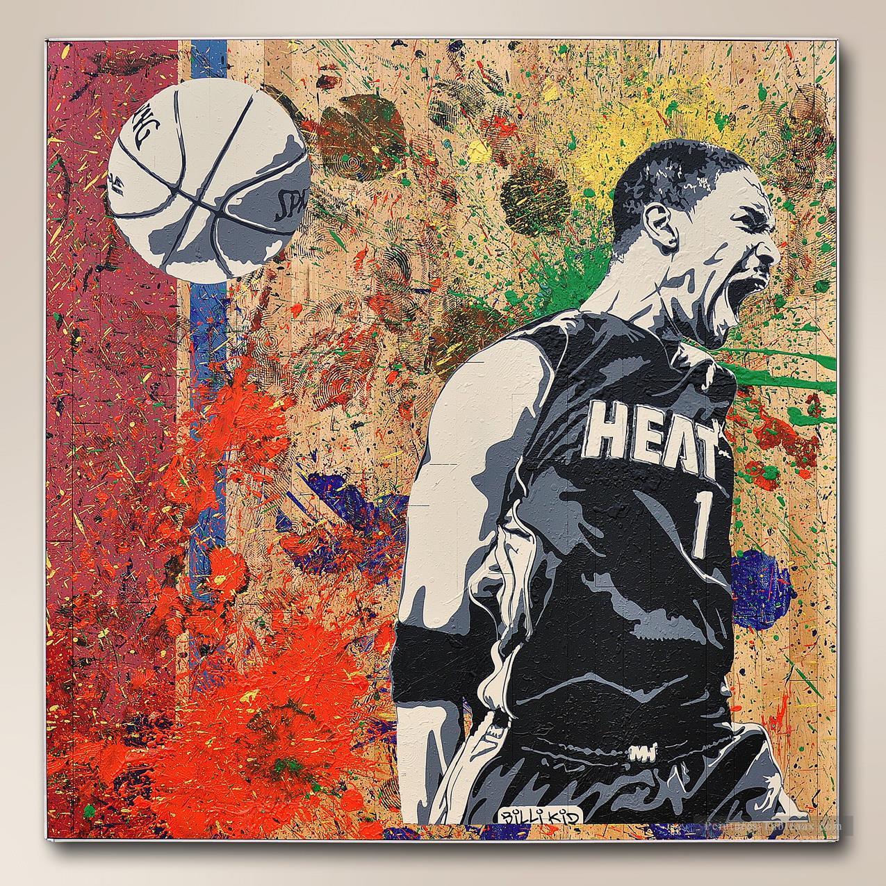 basketball 14 impressionniste Peintures à l'huile